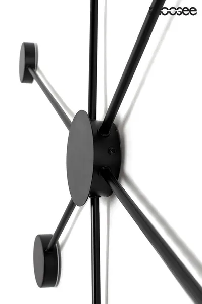 MOOSEE Lampa ścienna SHADOW 6 CLOSE - czarny