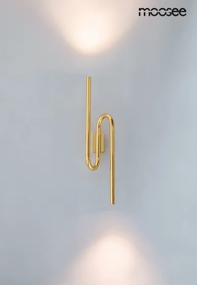 MOOSEE Lampa ścienna MACAROON - złoty