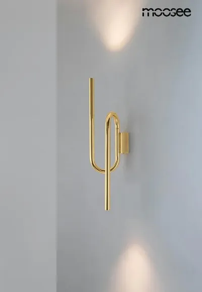 MOOSEE Lampa ścienna MACAROON - złoty