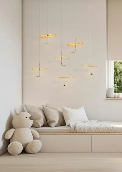 MOOSEE Lampa wisząca LEAFS - złoty