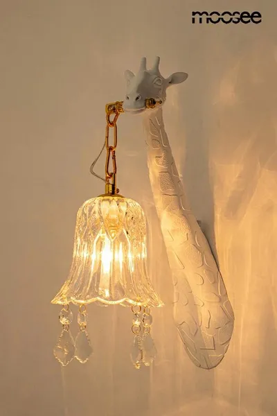 MOOSEE Lampa ścienna GIRAFFE - biały