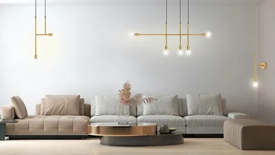 MOOSEE Lampa ścienna RIVA - złoty