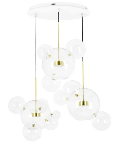 MOOSEE Lampa wisząca CAPRI DISC 3 - złoty