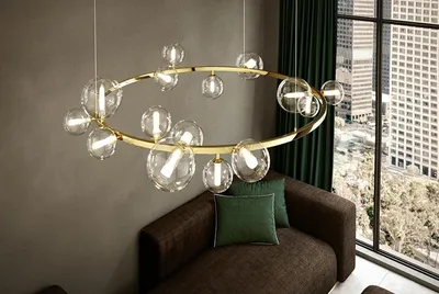 MOOSEE Lampa wisząca ALURE 85 - złoty