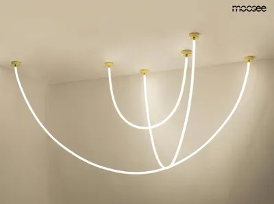 MOOSEE Lampa wisząca LASSO 500 Smart - złoty