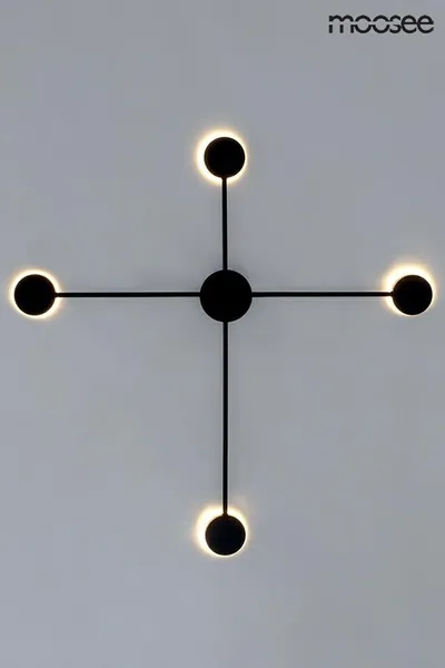 MOOSEE Lampa ścienna SHADOW 4 CLOSE - czarny