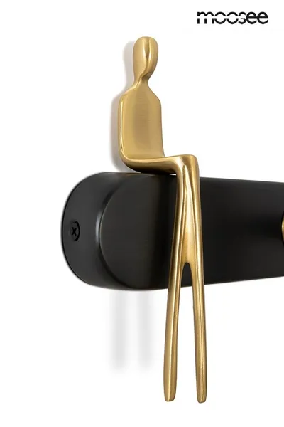 MOOSEE Lampa ścienna BOY TUBE R - czarny