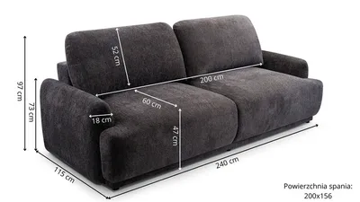 Sofa rozkładana CLAUDIA