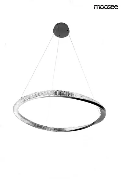 MOOSEE Lampa wisząca ANILLO 80 - czarny chrom