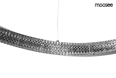 MOOSEE Lampa wisząca ANILLO 80 - czarny chrom