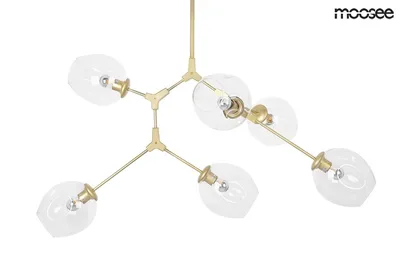 MOOSEE Lampa wisząca SPLIT 6 - złoty