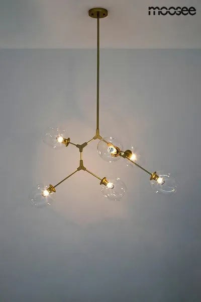 MOOSEE Lampa wisząca SPLIT 6 - złoty