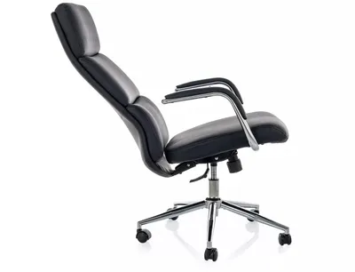 Fotel obrotowy Q-03 ekoskóra - czarny