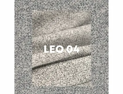 Krzesło obrotowe tapicerowane AZALIA Leo - czarny/szary Leo 04