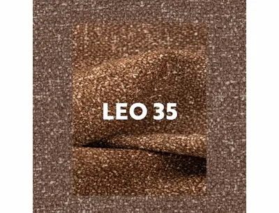 Krzesło obrotowe tapicerowane NOTTI Leo - brązowy Leo 35