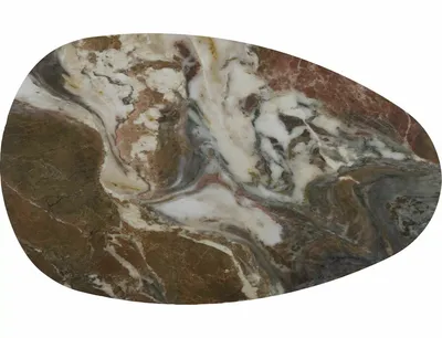 Ława GUSTO A 118x73 - brąz połysk/miedziany
