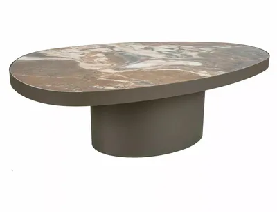 Ława GUSTO A 118x73 - brąz połysk/miedziany