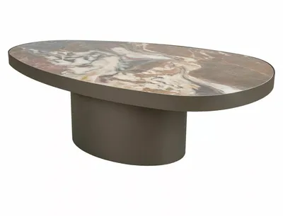 Ława GUSTO A 118x73 - brąz połysk/miedziany