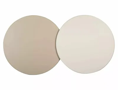 Ława okrągła NOEMI 80 cm - beżowy