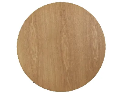 Ława okrągła TUCA 80 cm - dąb/czarny
