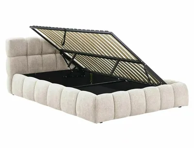 Łóżko z pojemnikiem PARMA Raven 140x200 - beżowy Raven 24