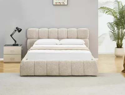 Łóżko z pojemnikiem PARMA Raven 160x200 - beżowy Raven 24