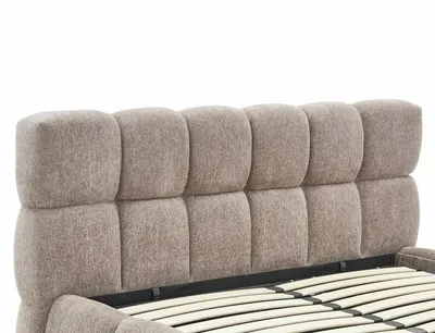 Łóżko z pojemnikiem PARMA Raven 160x200 - ciemny beżowy Raven 30