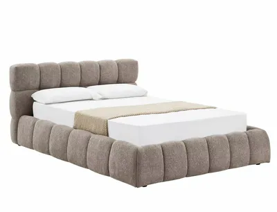 Łóżko z pojemnikiem PARMA Raven 160x200 - ciemny beżowy Raven 30