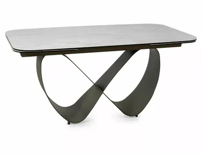 Stół rozkładany INFINITY CERAMIC 160/240x95 - beżowy/miedziany