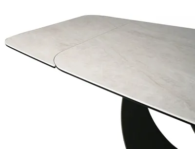 Stół rozkładany INFINITY CERAMIC 160/240x95 - beżowy/miedziany