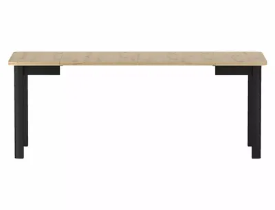 Stół rozkładany OSKAR 120/200x80 - dąb artisan/czarny