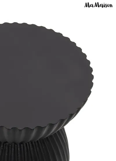 Stolik okrągły TURNO 36 cm - czarny