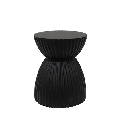 Stolik okrągły TURNO 36 cm - czarny