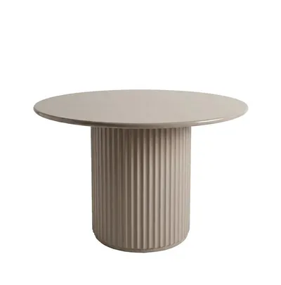 Stół okrągły CREOLE 120 cm - beżowy