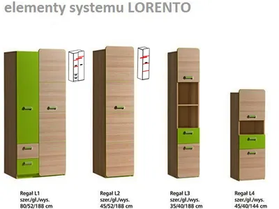 Szafka nocna LORENTO L12
