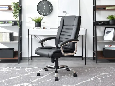 Fotel gabinetowy DRAG - czarny