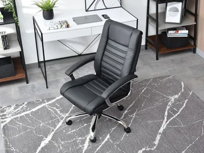 Fotel gabinetowy DRAG - czarny