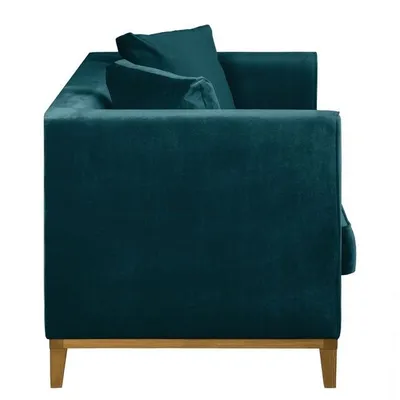 Sofa nowoczesna 3-osobowa LILY - turkusowy