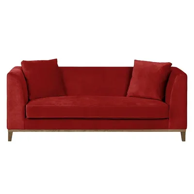 Sofa nowoczesna 3-osobowa LILY - bordowy