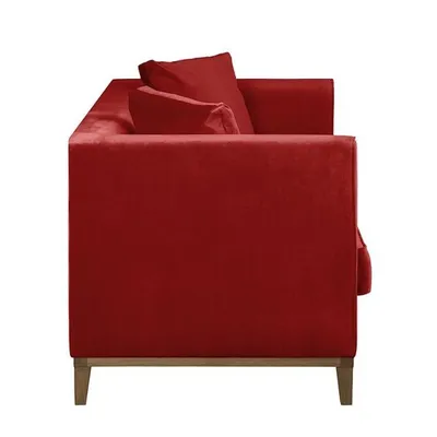 Sofa nowoczesna 3-osobowa LILY - bordowy
