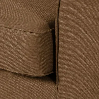 Sofa nowoczesna 2-osobowa LILY - brązowy