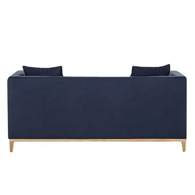 Sofa nowoczesna 2-osobowa LILY - niebieski