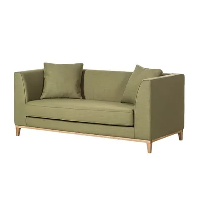 Sofa nowoczesna 2-osobowa LILY - zielony