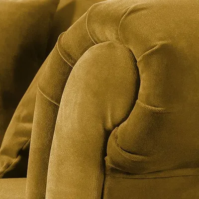 Sofa 2-osobowa GRYF - żółty