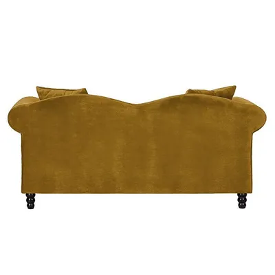 Sofa 2-osobowa GRYF - żółty