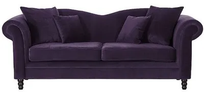 Sofa 3-osobowa GRYF - fioletowy