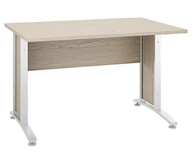 Biurko PRIMA 120 - dąb sonoma/biały