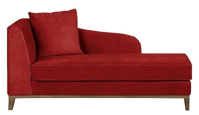 Szezlong lewy LILY - czerwony
