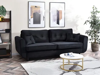 Sofa rozkładana BLINK - czarny
