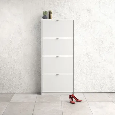 Szafka na buty mała ROMA 4D - biały